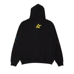sp5der p*nk hoodie black/pink