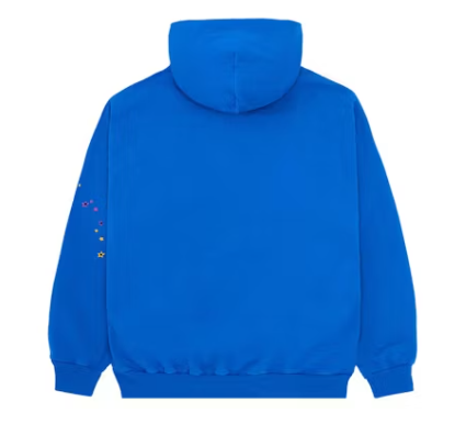 sp5der hoodie blue/yellow