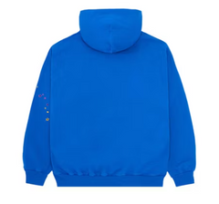 sp5der hoodie blue/yellow