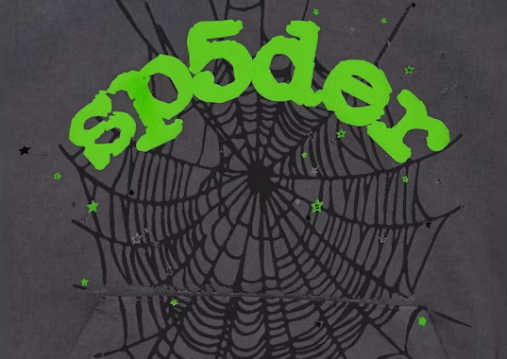 sp5der hoodie grey/green